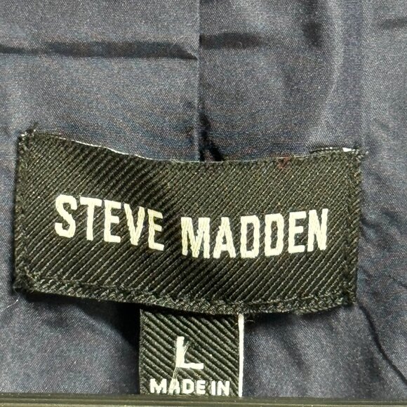 NWT Steve Madden L Plaid Longline Coat With Pockets & Ribbed Cuffs - Picture 11 of 14